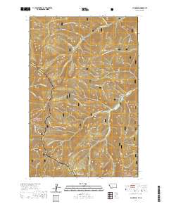 Black Peak 2020 topographic map thumbnail