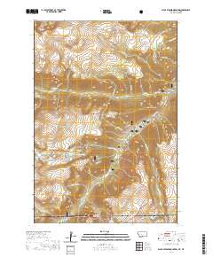 Black Pyramid Mountain 2020 topographic map thumbnail
