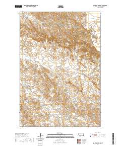 Blacktail Creek SE 2020 topographic map thumbnail