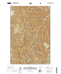 Blankenbaker Flats 2020 topographic map thumbnail