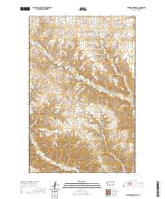 Blizzard Reservoir 2020 topographic map thumbnail
