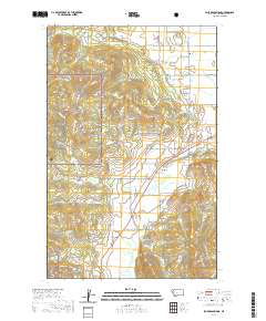 Blue Grass Ridge 2020 topographic map thumbnail