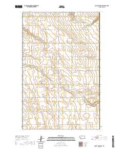 Bobcat Coulee SE 2020 topographic map thumbnail