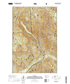 Bowen Lake 2020 topographic map thumbnail