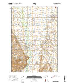 Bozeman Hot Springs 2020 topographic map thumbnail