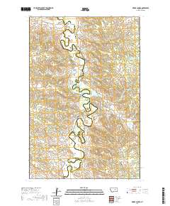 Bridge Coulee 2020 topographic map thumbnail