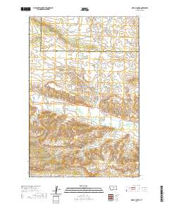 Briggs Coulee 2020 topographic map thumbnail