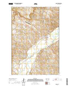 Broadus 2020 topographic map thumbnail