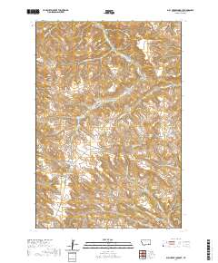 Bull Creek Lookout 2020 topographic map thumbnail