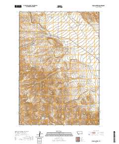 Burns Mountain 2020 topographic map thumbnail