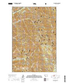 Calx Mountain 2020 topographic map thumbnail