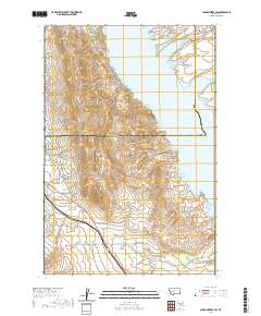 Canyon Ferry SW 2020 topographic map thumbnail