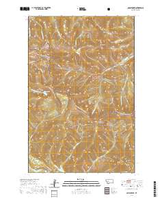 Caribou Peak 2020 topographic map thumbnail