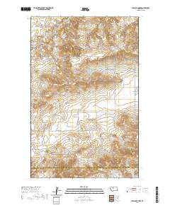 Carlson Coulee 2020 topographic map thumbnail