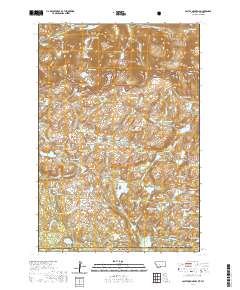 Castle Mountain 2020 topographic map thumbnail