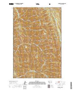 Cathedral Peak 2020 topographic map thumbnail