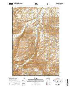 Cayuse Basin 2020 topographic map thumbnail