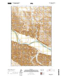 Cedar Coulee 2020 topographic map thumbnail
