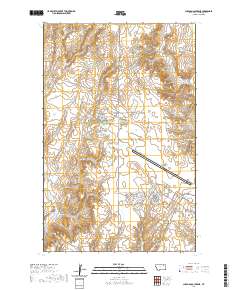 Chapman Coulee NE 2020 topographic map thumbnail