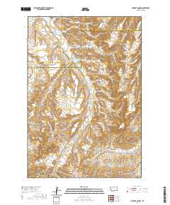Chilkoot Coulee 2020 topographic map thumbnail