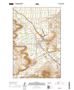 Choteau 2020 topographic map thumbnail