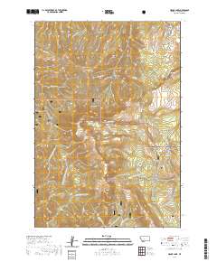 Cirque Lake 2020 topographic map thumbnail