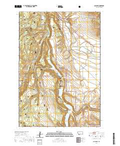 Cliff Lake 2020 topographic map thumbnail