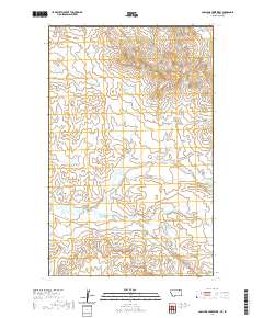 Coal Mine Creek West 2020 topographic map thumbnail