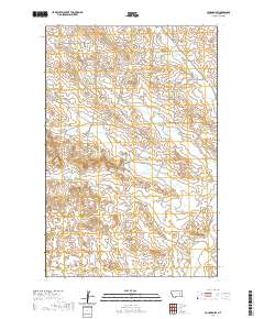 Cohagen SW 2020 topographic map thumbnail