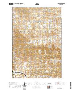 Colstrip East 2020 topographic map thumbnail