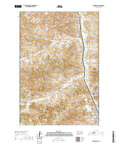 Colstrip West 2020 topographic map thumbnail