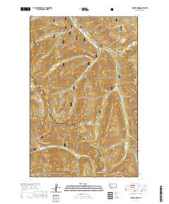 Connor Creek 2020 topographic map thumbnail