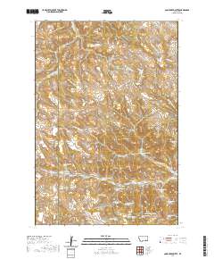 Cook Creek Butte 2020 topographic map thumbnail
