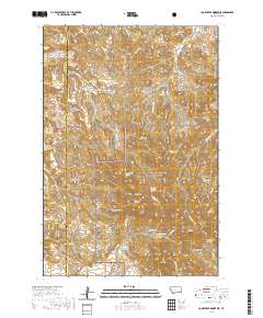 Cook Creek Reservoir 2020 topographic map thumbnail