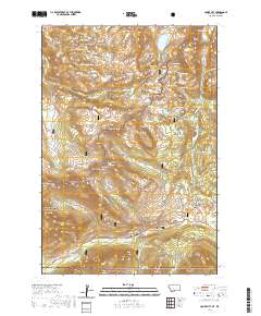 Cooke City 2020 topographic map thumbnail