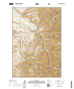 Corley Gulch 2020 topographic map thumbnail