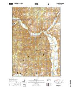Cornish Gulch 2020 topographic map thumbnail