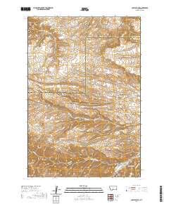 Cow Face Hill 2020 topographic map thumbnail