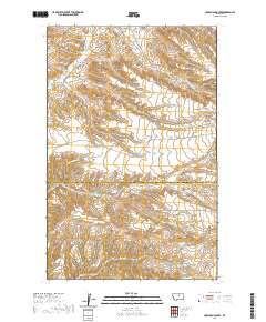 Crazyman Coulee 2020 topographic map thumbnail