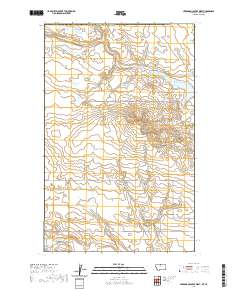 Creedman Coulee West 2020 topographic map thumbnail