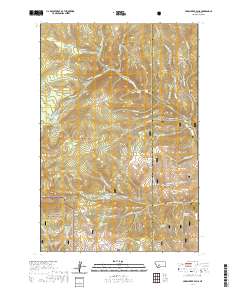 Crow Creek Falls 2020 topographic map thumbnail