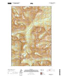 Cut Bank Pass 2020 topographic map thumbnail