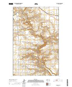 Cut Bank SE 2020 topographic map thumbnail