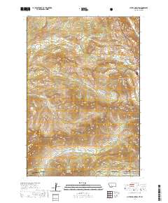 Cutoff Mountain 2020 topographic map thumbnail