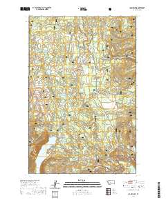 Cygnet Lake 2020 topographic map thumbnail
