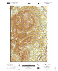 Dancing Lady Mountain 2020 topographic map thumbnail