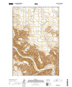 Dark Butte 2020 topographic map thumbnail