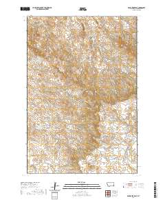 Davis Creek East 2020 topographic map thumbnail
