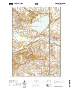 Deadmans Basin Reservoir 2020 topographic map thumbnail