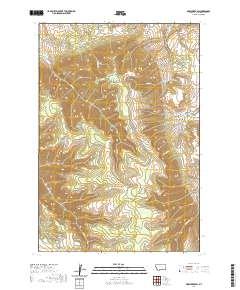 Deep Creek SW 2020 topographic map thumbnail